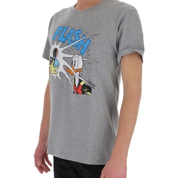 Gucci x Disney Oversized Donald Duck Cotton Gray T-Shirt NEW W TAGS - Picture 2 of 4